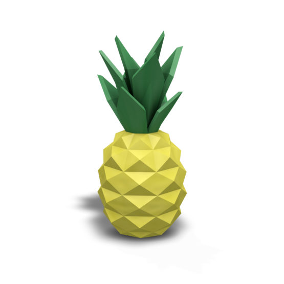 Yume-Design_100060_Papercraft-Pineapple_2