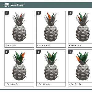 Yume-Design_100060_Papercraft-Pineapple_6
