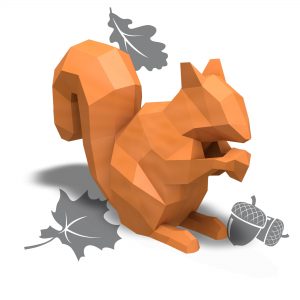 Yume-Design_100040_Papercraft-Squirrel_Orange
