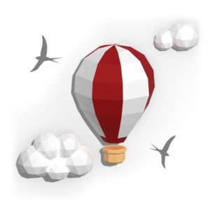 Yume-Design_100100_Papercraft-Air-Balloon_1