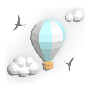 Yume-Design_100100_Papercraft-Air-Balloon_1_blue