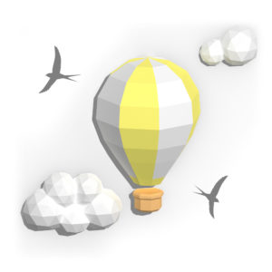 Yume-Design_100100_Papercraft-Air-Balloon_1_yellow