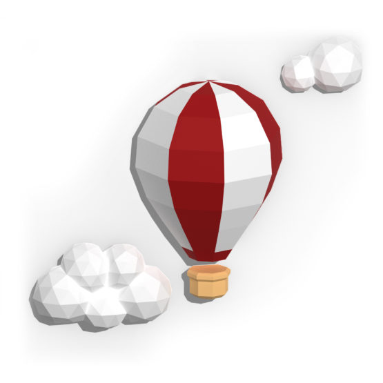 Yume-Design_100100_Papercraft-Air-Balloon_2