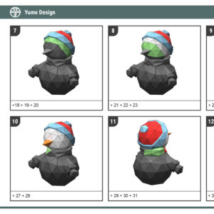 Yume-Design_100110_Papercraft-Snowman_6